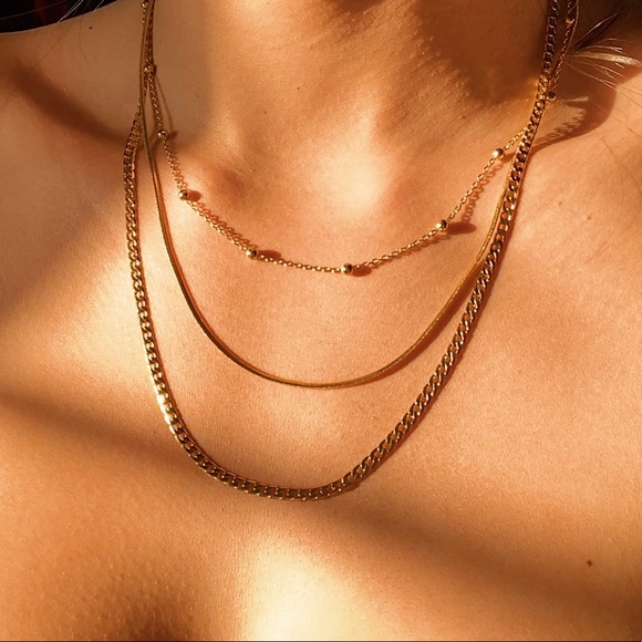 24K GOLD FILLED, TARNISH-PROOF -The Julia Necklace - Picture 3 of 6